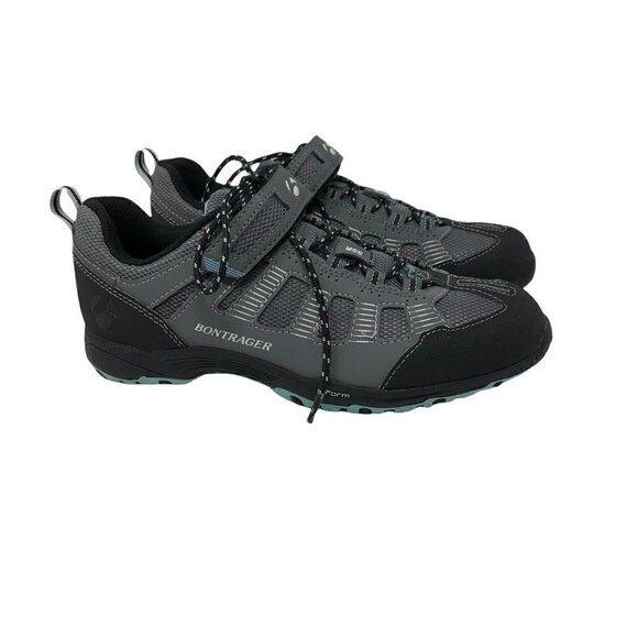 Bontrager Womens SSR Multisport WSD Bike Shoes Gray 428572 Leather Lace Up 8.5 - Picture 1 of 10